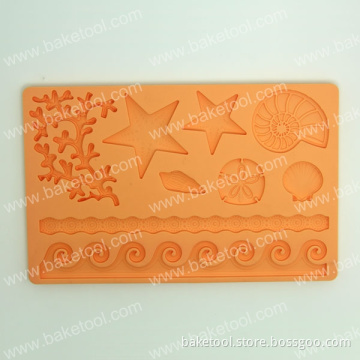 High Quality Sea Adventure Silicone Mold for Cake Fondant Decorating